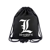 Bolsa com cordão Deaths Notes Anime String Swim Gym Bolsa com cordão Deaths Notes Anime String Swim Gym