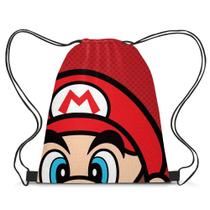 Bolsa com cordão Marios Anime String Swim Gym Bag 32x38cm Bolsa com cordão Marios Anime String Swim Gym Bag 32x38cm