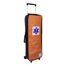 Bolsa com Rodinhas para Cilindro 5 Litros Laranja e Azul