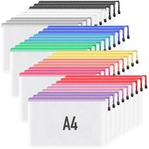 Bolsa com zíper Umriox 33x23cm 36 pacotes com 12 cores