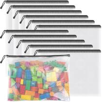 Bolsa com zíper Umriox Extra Grande 14,9 x 11,0 cm PVC Preto x12
