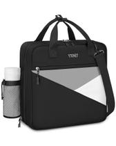 Bolsa com zíper Ytonet 3 Ring para laptop de 2 polegadas e 14 polegadas preta