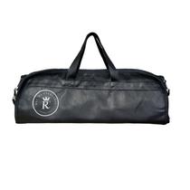 Bolsa Compacta em Couro Preta 9 Compartimentos