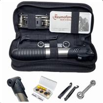 Bolsa compacta para bike com kit multifuncional.