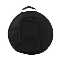 Bolsa Compacta Para Tambor Snare Vermelho Com Alça De Ombro E Bolsos Externos Estojo Para