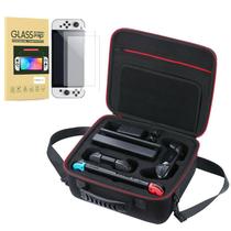 Bolsa Compatível Nintendo Switch Oled Maleta Cabe Tudo + 2 Películas Bolsa Compatível Nintendo Switch Oled Maleta Cabe Tudo + 2 Películas