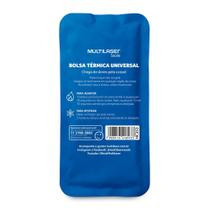 Bolsa Compressa de Gel Térmica Reutilizável Azul Multilaser Saúde