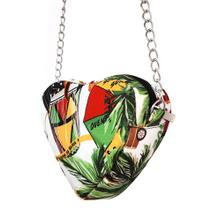 Bolsa Coraçao Feminina Transversal De Corrente De Lado E Ombro De Luxo Pequena Mini Bag Bolsa Coraçao Feminina Transversal De Corrente De Lado E Ombro De Luxo Pequena Mini Bag