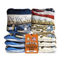 Bolsa Cornhole Cornhole365 Stick & Slide Professional, conjunto de 8