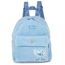 Bolsa Costas Mochila Pelúcia Stitch Disney logo emborrachado - Luxcel Bolsa Costas Mochila Pelúcia Stitch Disney logo emborrachado - Luxcel