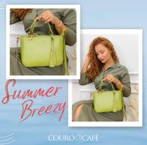 Bolsa couro café summer breezy Bolsa couro café summer breezy