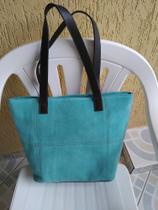 Bolsa couro camurça