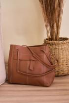 Bolsa Couro Média Caramelo Bolsa Couro Média Caramelo