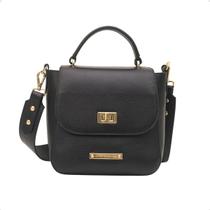 Bolsa Couro Média Macia Retangular Dayane Magalhães
