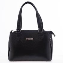 Bolsa Couro Preta Amanaki Bolsa Couro Preta Amanaki