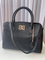 Bolsa couro preta Bolsa couro preta