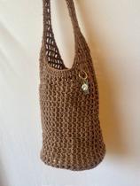 Bolsa Crochê Angel - Mocha Mousse