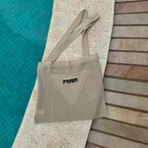 Bolsa Crochê Feminina Tricot Saida de Praia Tendência Verão Bolsa Crochê Feminina Tricot Saida de Praia Tendência Verão