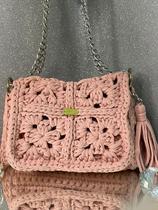 Bolsa Crochê Safira Bolsa Crochê Safira