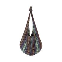 Bolsa Crossbody Boêmia de Lona - Grande Capacidade - Estilo Étnico