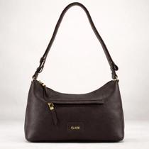 Bolsa crossbody bolso frontal média classe couro