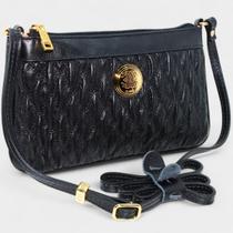 Bolsa Crossbody Classe Couro Legítimo Casual Kelly Feminina - Preto