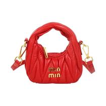 Bolsa crossbody clássica vintage elegante para mulheres com estilo minimalista e cor sólida