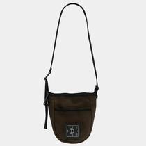 Bolsa Crossbody de Camurça Sintética Chocolate