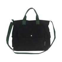 Bolsa Crossbody de Lona para Mulheres - Grande Capacidade e Alça Ajustável