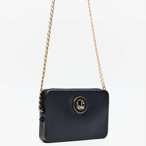 Bolsa Crossbody Easy Lança Perfume Chain Ve26 Preto Feminino