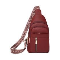 Bolsa Crossbody Feminina de Couro PU - À Prova d'Água e Casual