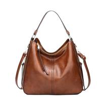 Bolsa Crossbody Feminina Grande - Material Sintético, Estilo Vintage e Design de Luxo