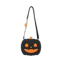 Bolsa Crossbody Halloween - Estilo Diabólico com Caveira e Abóbora Bolsa Crossbody Halloween - Estilo Diabólico com Caveira e Abóbora