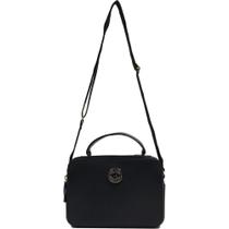 Bolsa Crossbody Lança Perfume Alça Gorgurão Preto Feminino