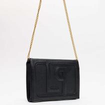 Bolsa Crossbody Lança Perfume Bordado In25 Preto Feminino Bolsa Crossbody Lança Perfume Bordado In25 Preto Feminino