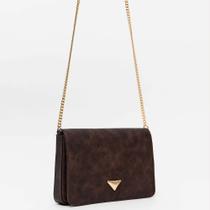 Bolsa Crossbody Lança Perfume Brand Pr26 Marrom Feminino Bolsa Crossbody Lança Perfume Brand Pr26 Marrom Feminino