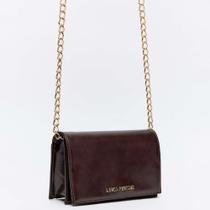 Bolsa Crossbody Lança Perfume Chain Ve26 Marrom Feminino