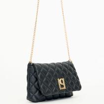 Bolsa Crossbody Lança Perfume Chains Ou25 Preto Feminino