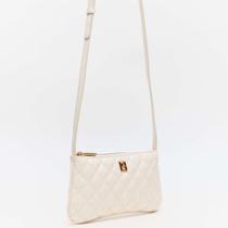 Bolsa Crossbody Lança Perfume Enfeit Ve26 Off White Feminino Bolsa Crossbody Lança Perfume Enfeit Ve26 Off White Feminino