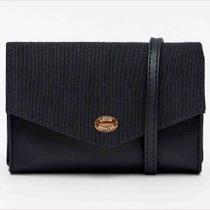Bolsa Crossbody Lança Perfume Linho Pr26 Preto Feminino Bolsa Crossbody Lança Perfume Linho Pr26 Preto Feminino