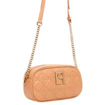 Bolsa Crossbody Lança Perfume Matelasse Ve25 Bege Feminino