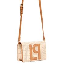 Bolsa Crossbody Lança Perfume Monograma Ve25 Bege Feminino