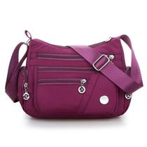 Bolsa Crossbody Messenger de nylon impermeável para mulheres Bolsa Crossbody Messenger de nylon impermeável para mulheres