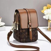 Bolsa Crossbody Mini Quadrada Retrô Feminina - Bolsa de Ombro de Luxo para Celular