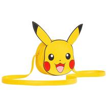 Bolsa Crossbody Pokémon Pikachu 3D para meninas, produto oficial
