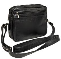 Bolsa Crossbody Retangular Em Couro Trasnversal Alça Ajustavel Ombro Nécessaire