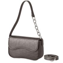 Bolsa Crossbody Sofisticada Alça Transversal Corrente e Ajustável Boho Chic Moderna Feminina