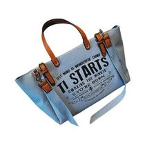 Bolsa Crossbody Vintage de Lona para Mulheres - Grande Capacidade e Design Luxuoso