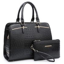 Bolsa Dasein Fashion Fashion Women Fashion, conjunto de 2 peças com carteira Bolsa Dasein Fashion Fashion Women Fashion, conjunto de 2 peças com carteira