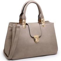 Bolsa Dasein Satchel Top Handle Purse Vegan Leather